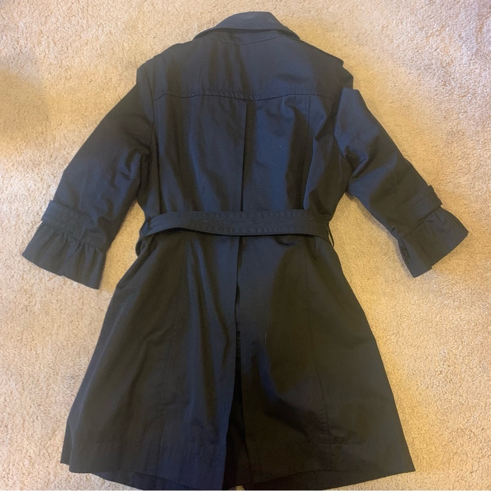 Bebe Black Double Breasted 3/4 sleeve Jacket - Picture 7 of 8
